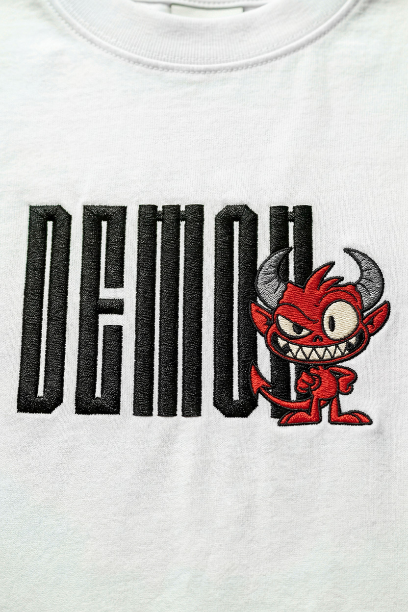 Second image of DEMON PREMIUM OVERSIZED TEE